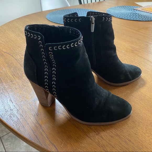 Vince Camuto Shoes - Black Suede Booties Vince Camuto Sz 7.5 EUC Boho Style